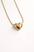 Classic Puffy Heart Necklace