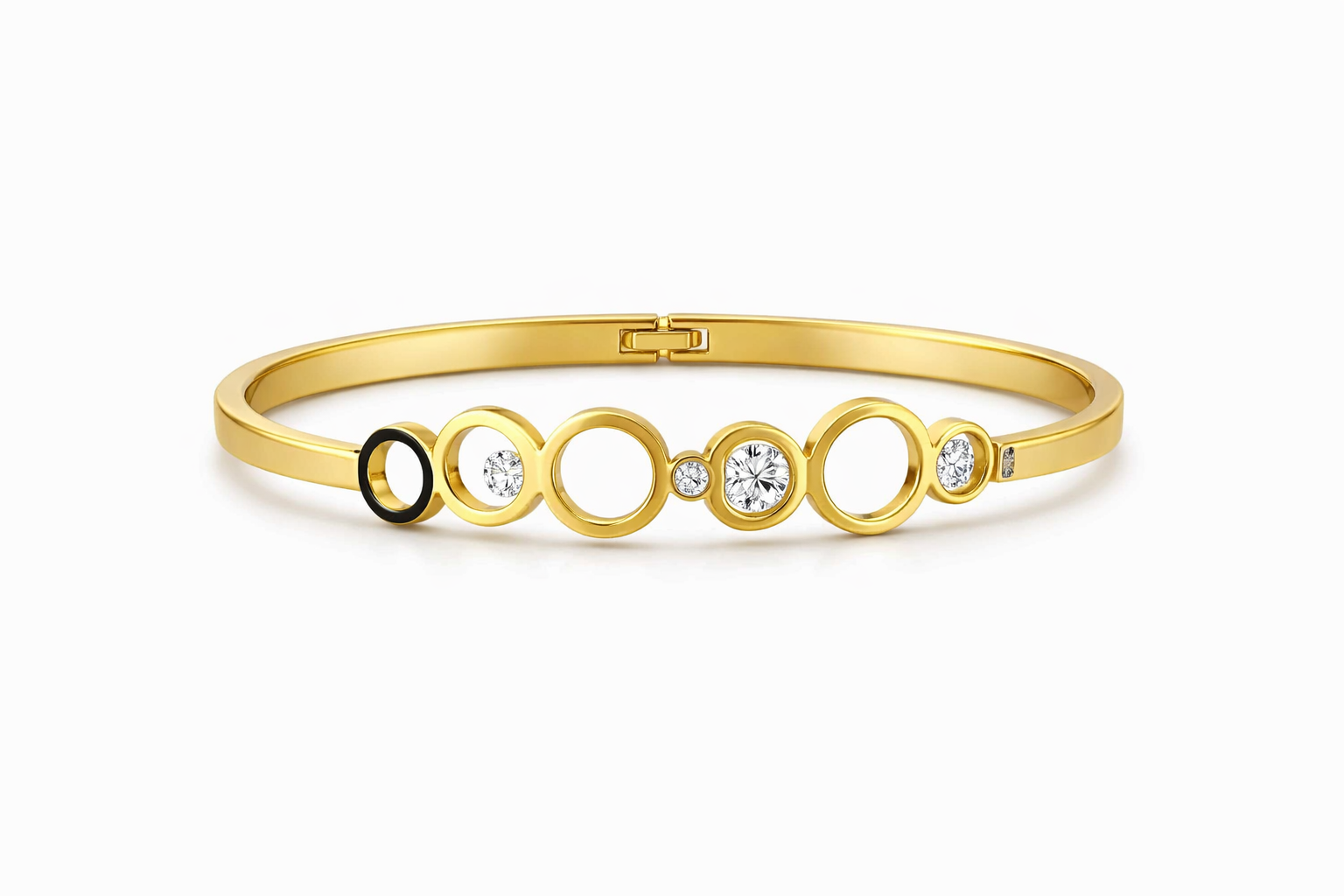 Eterna Circle Crystal Bangle