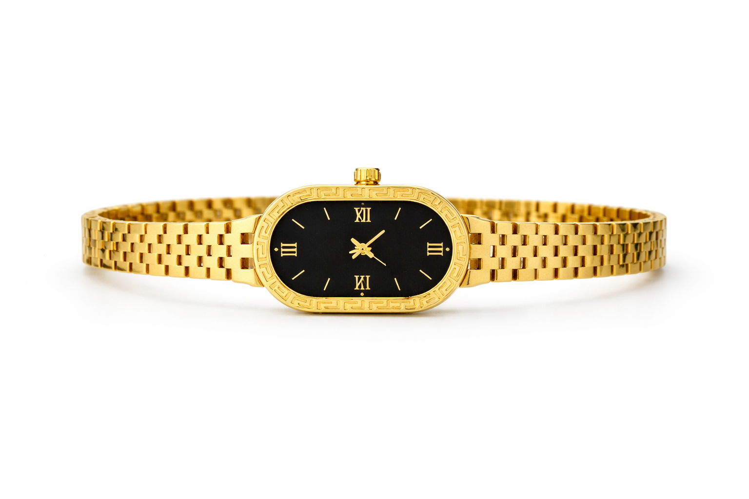 Eternal Time Gold Bangle Watch