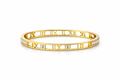 Imperial Roman Glow Gold Bangle