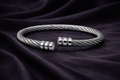 Titan Twist Silver Cuff