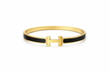 Heritage H Black & Gold Bangle